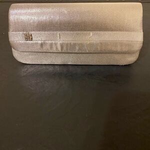 Elegant Silver Sweetheart Evening Bag